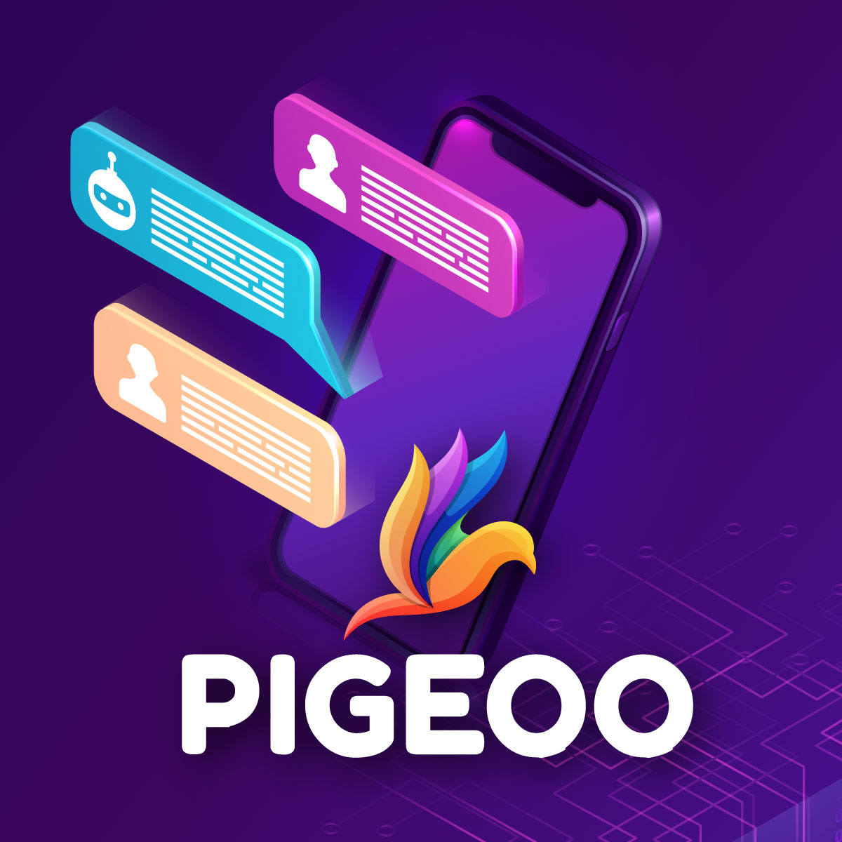 Pigeoo Branding logo design